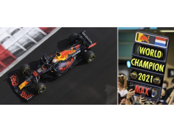Max Verstappen Red Bull RB 16B Winnaar Abu Dhabi GP 2021 F1. 1:18