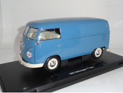 18053 Volkswagen T1 1962 Gesloten bestelwagen Blauw 1:18