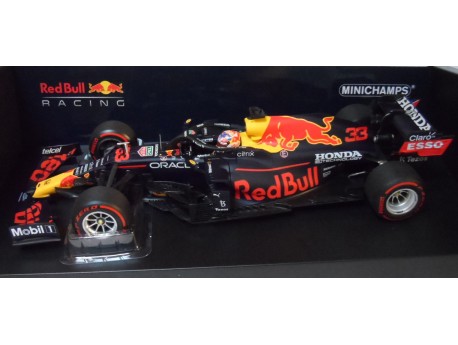 Max Verstappen Red Bull RB 16B Winnaar GP Zandvoort 2021 Formule 1 Minichamps  1:18